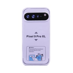 Capa de Silicone Dura para Google Pixel 9 Pro XL Transparente Capa de Silicone Dura para Google Pixel 9 Pro XL Transparente
